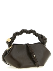 Ganni Brown Polyurethane Mini Handbag