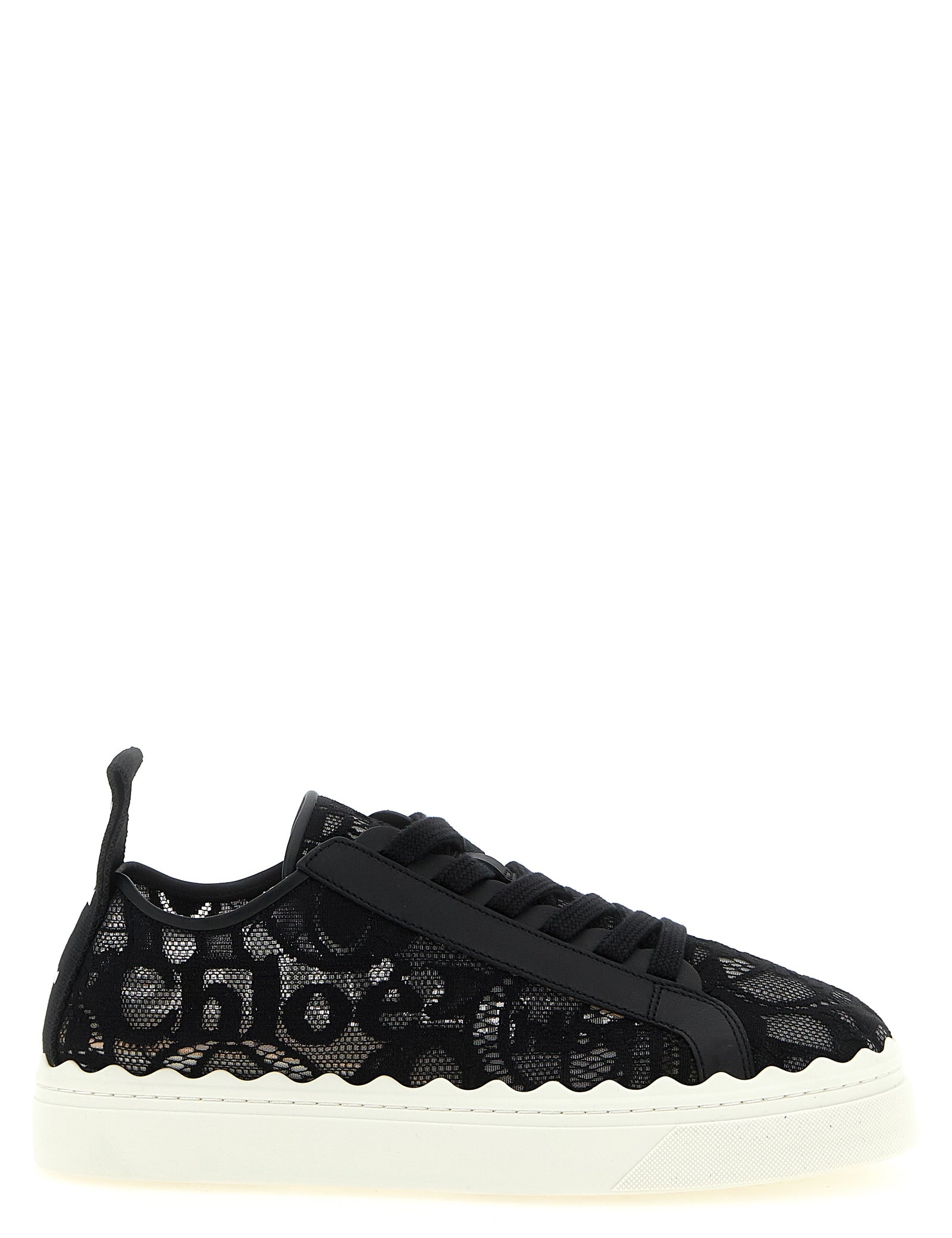 Chloé Black Polyamide Low Top Sneakers