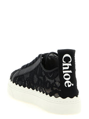 Chloé Black Polyamide Low Top Sneakers
