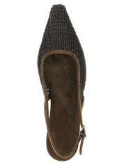 Brunello Cucinelli Brown Calfskin Ballet Flats