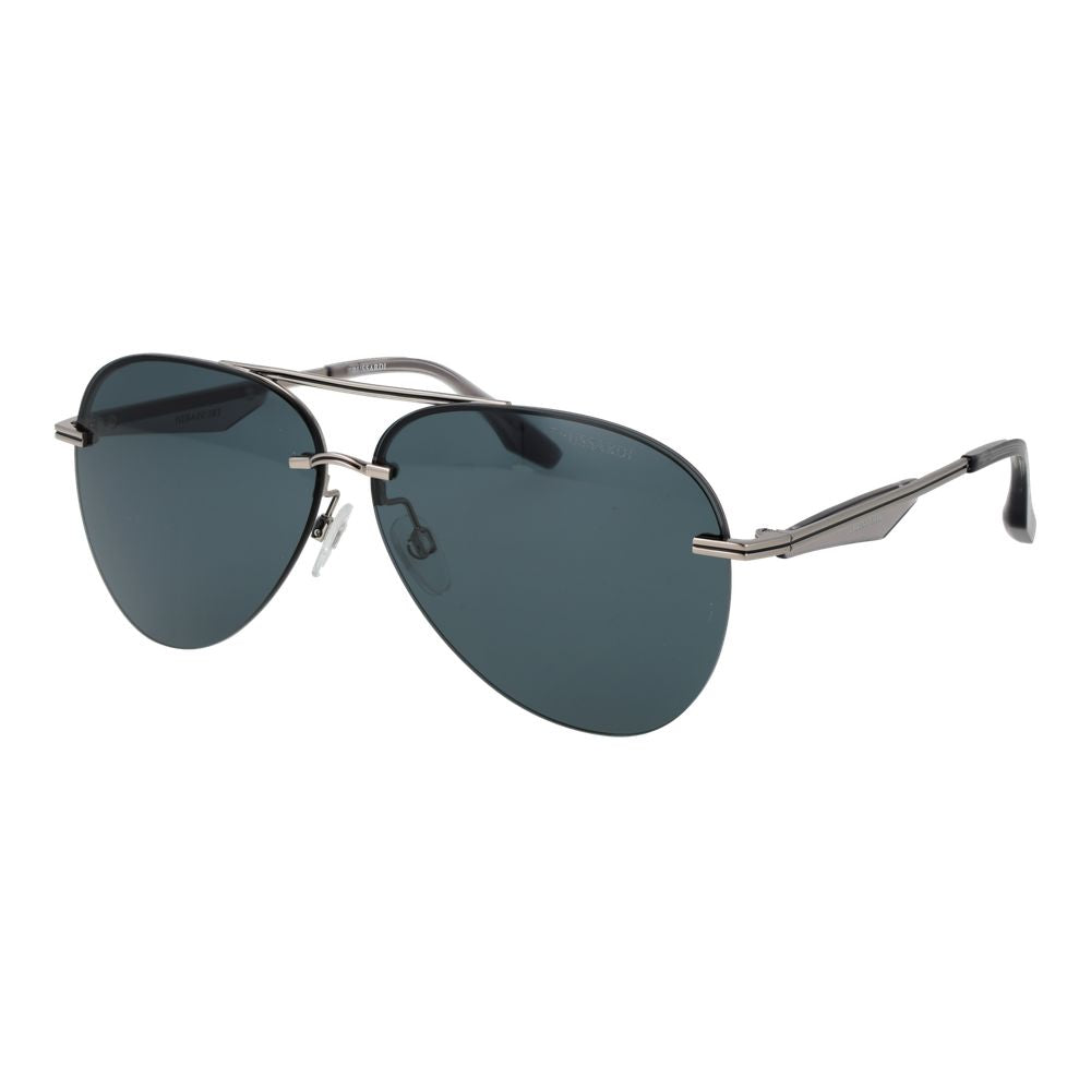 Trussardi Gunmetal Metal Sunglasses