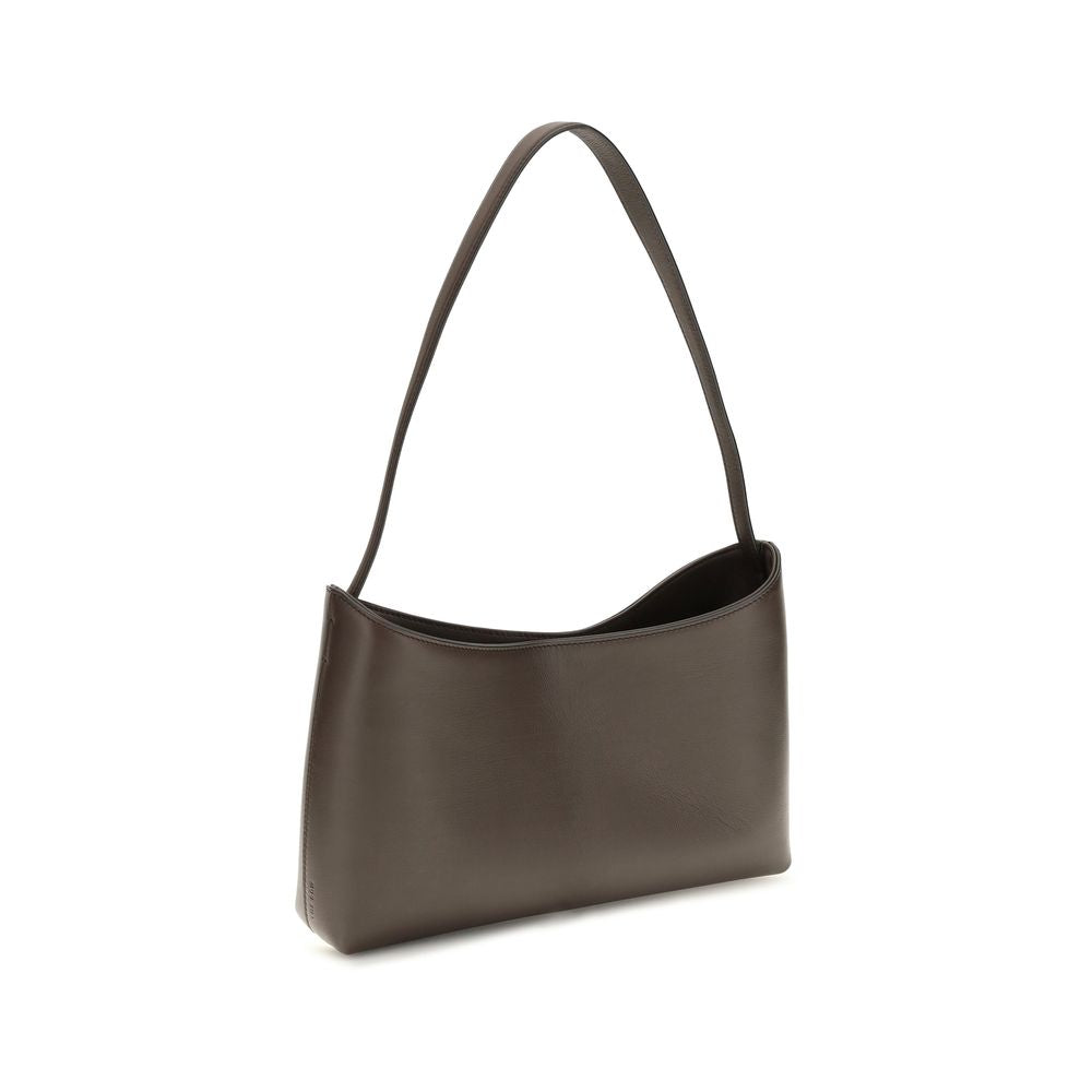 The Row Brown Calf Leather Shoulder Bag