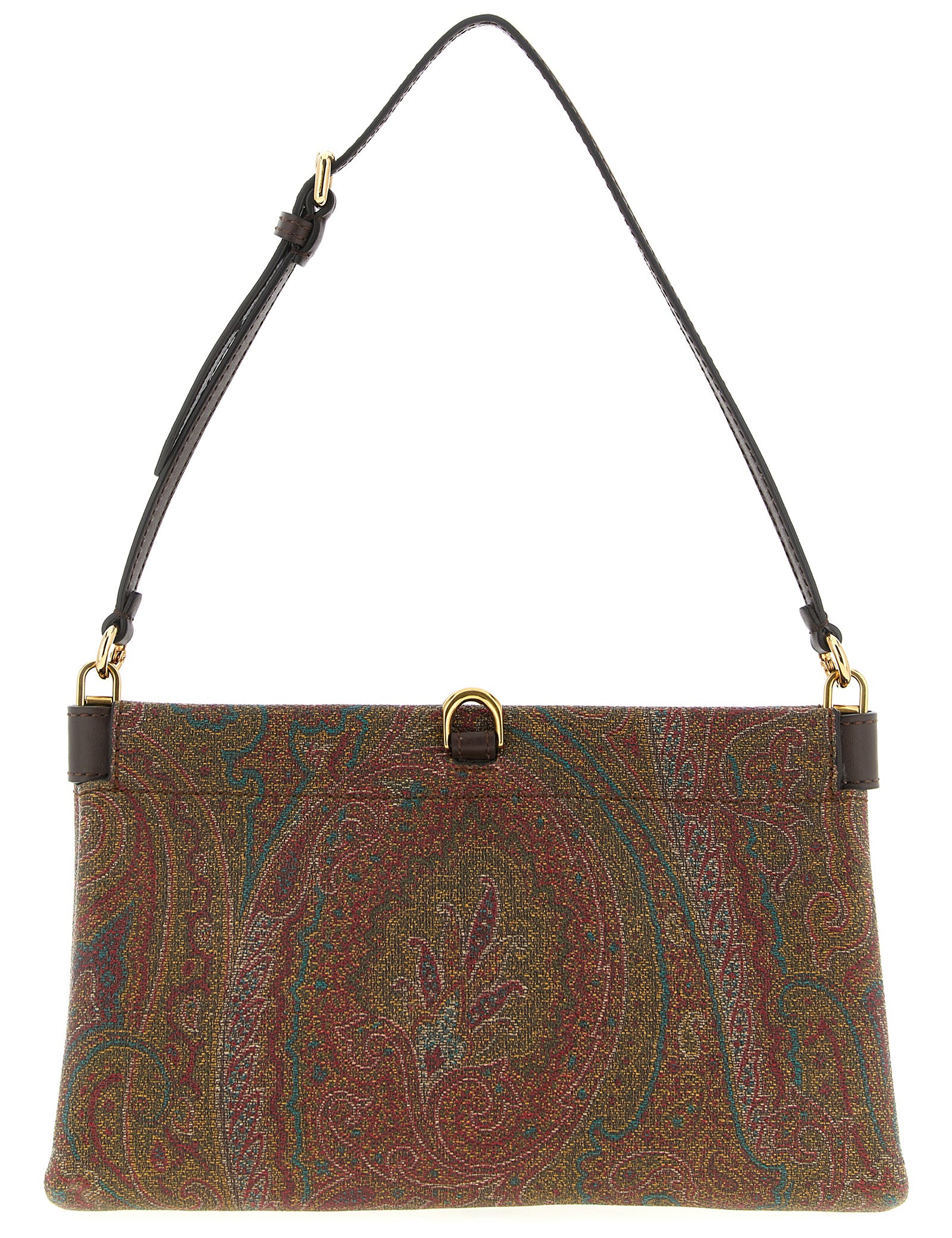Etro Brown PVC Clutch Bag
