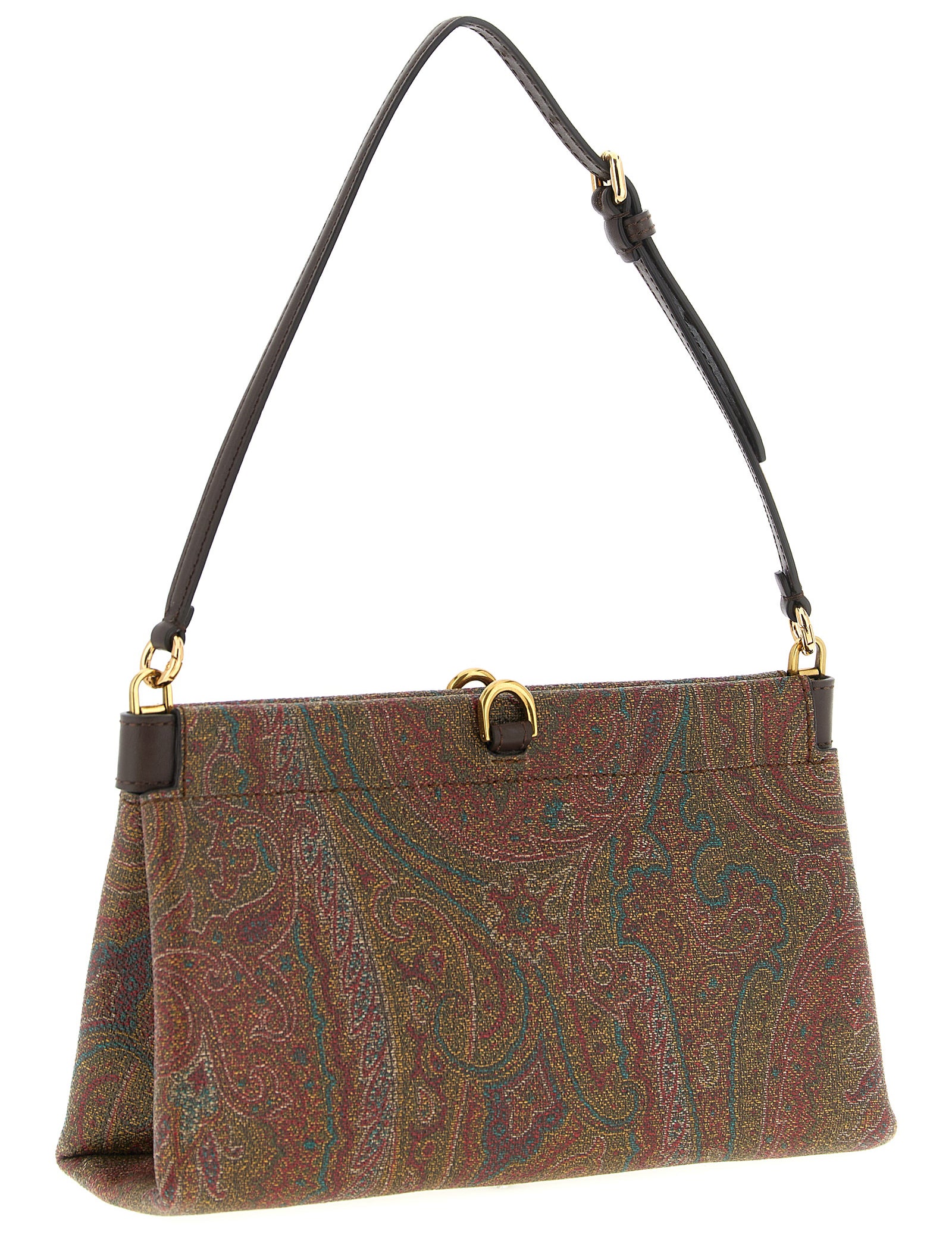 Etro Brown PVC Clutch Bag