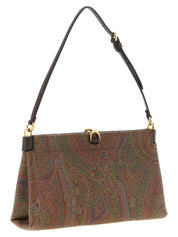 Etro Brown PVC Clutch Bag