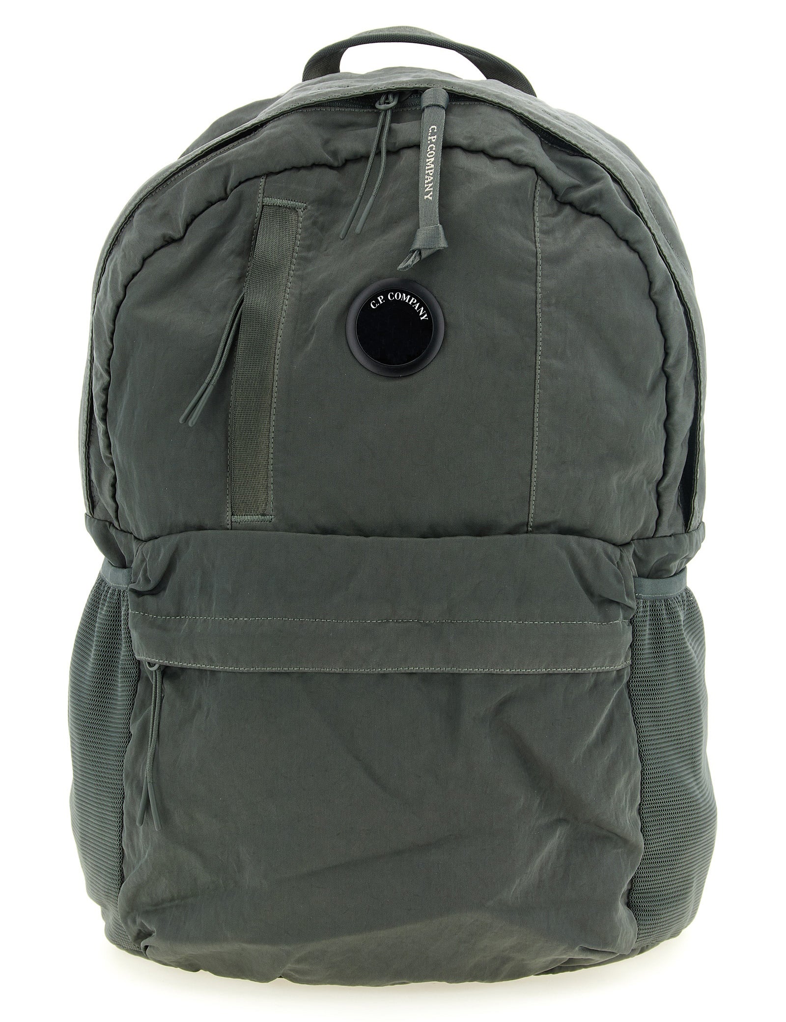 C.P. Company Sage Green Polyamide Backpack
