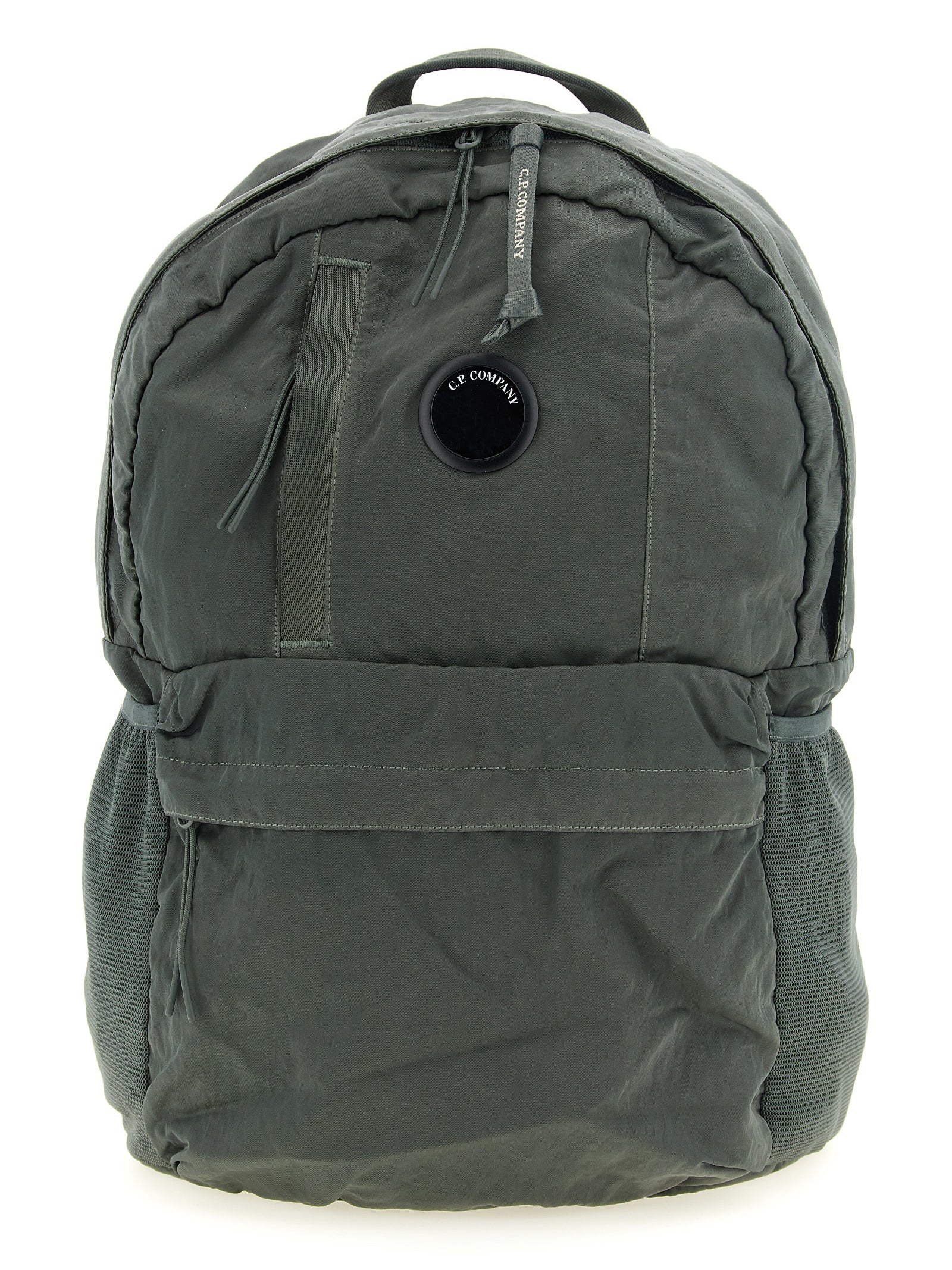 C.P. Company Sage Green Polyamide Backpack