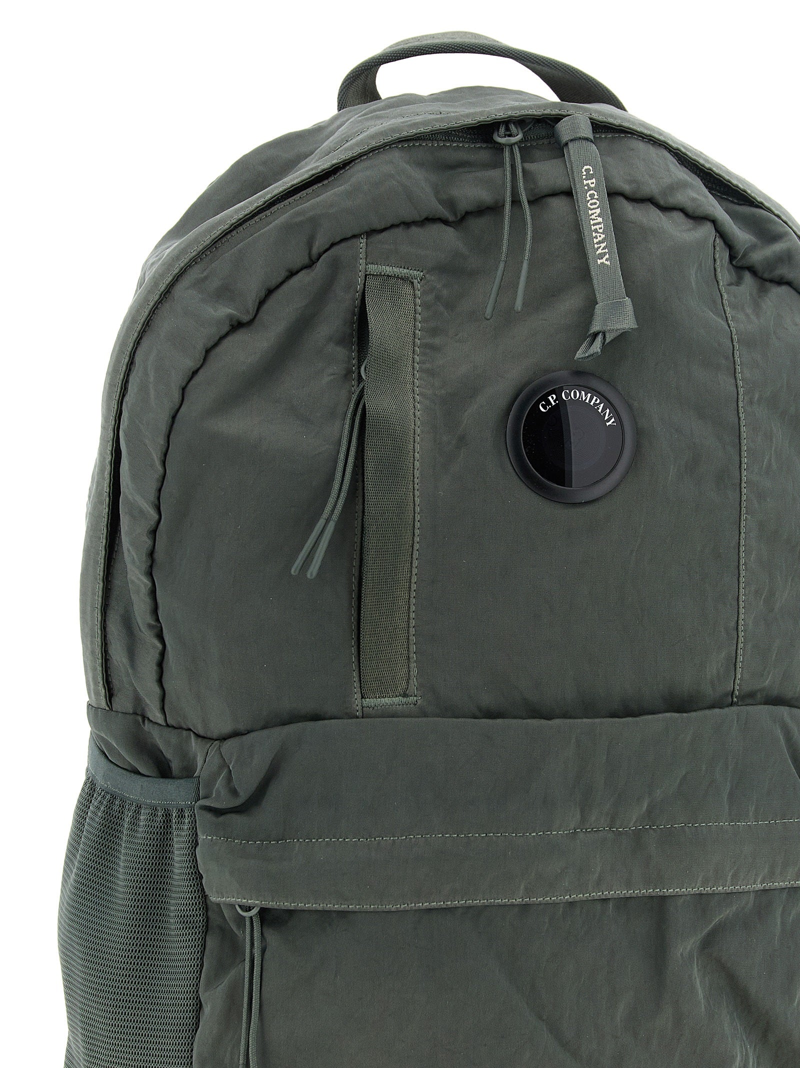 C.P. Company Sage Green Polyamide Backpack