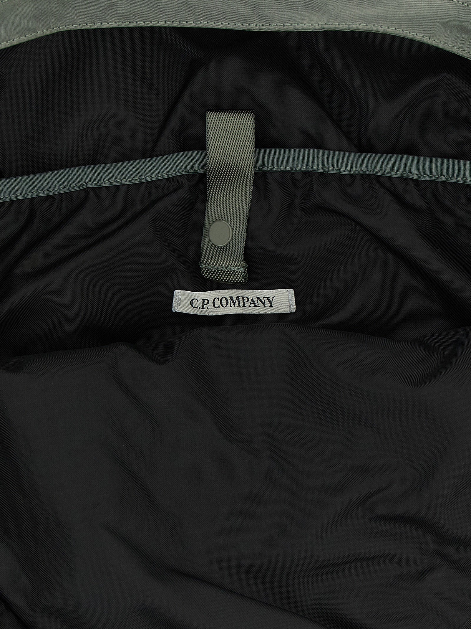 C.P. Company Sage Green Polyamide Backpack