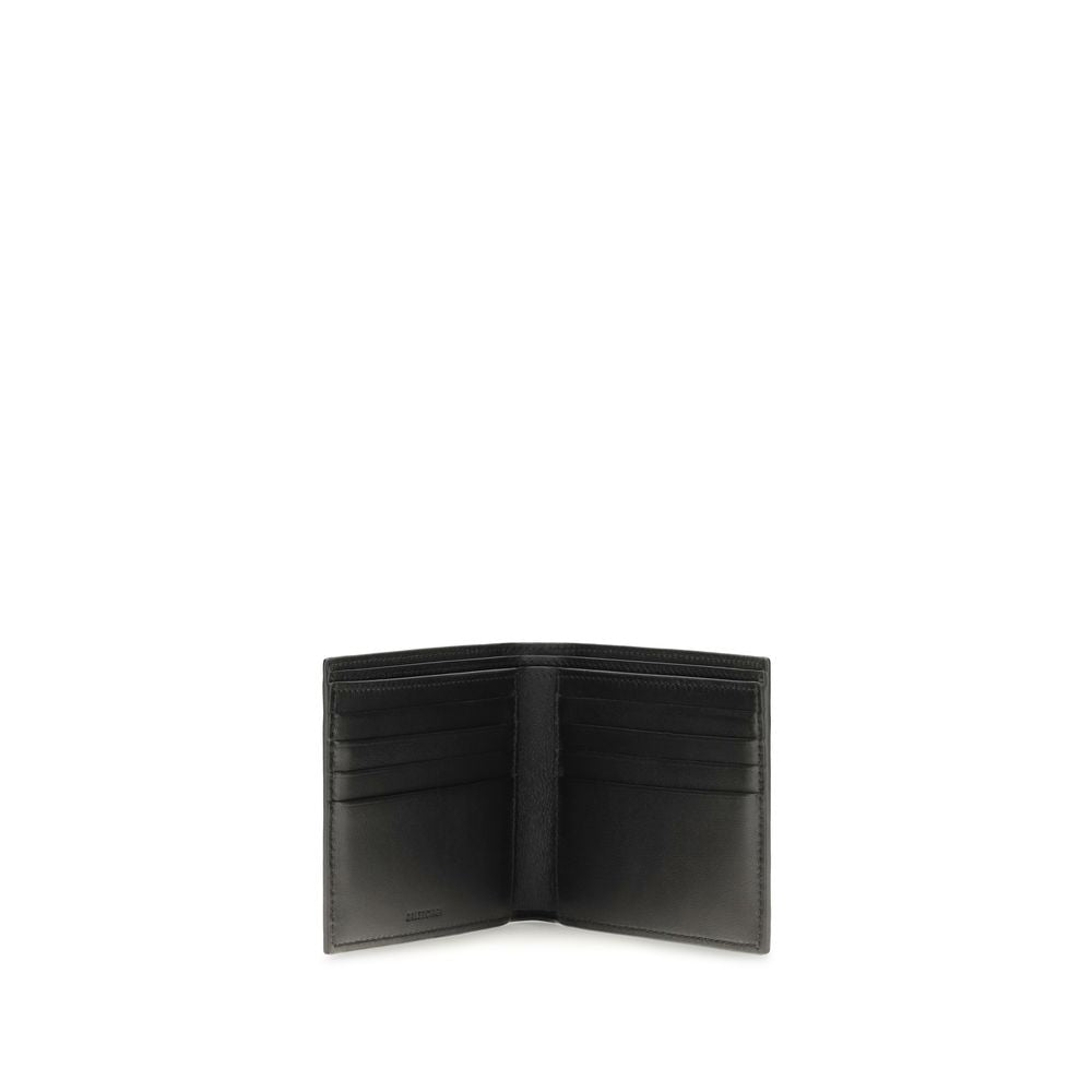 Balenciaga Black Lambskin Square Wallet