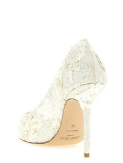 Jimmy Choo Beige Tulle High-Heel Pumps