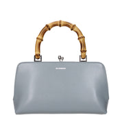 Jil Sander Gray Leather Handbag