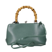 Jil Sander Green Leather Handbag