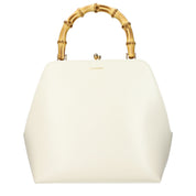 Jil Sander Beige Leather Handbag