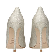 Jimmy Choo Gold Plastic High Heel Pumps