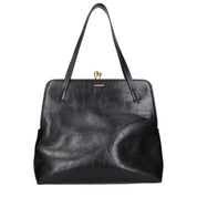 Jil Sander Black Leather Shoulder Bag