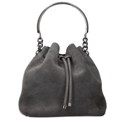 Jimmy Choo Gray Suede Handbag