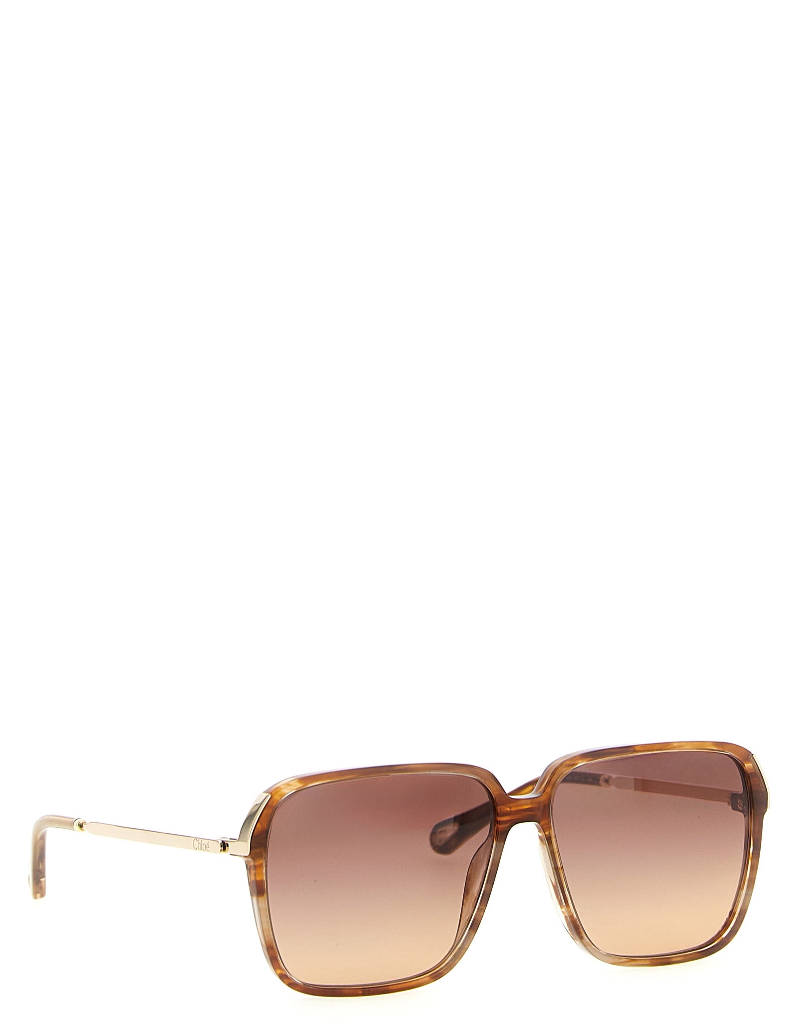 Chloé Brown Acetate Sunglasses