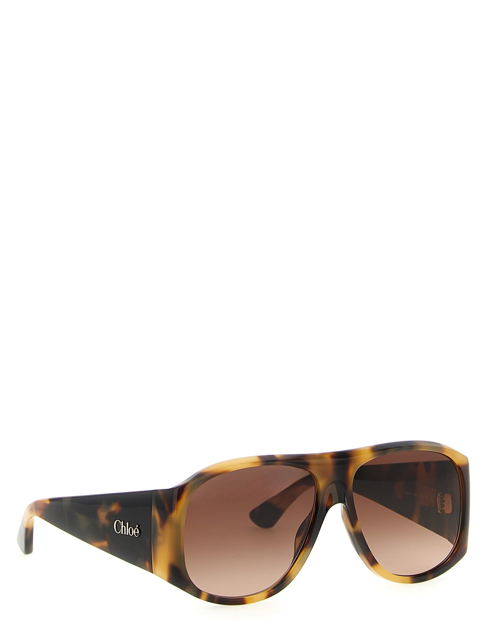 Chloé Brown Acetate Sunglasses