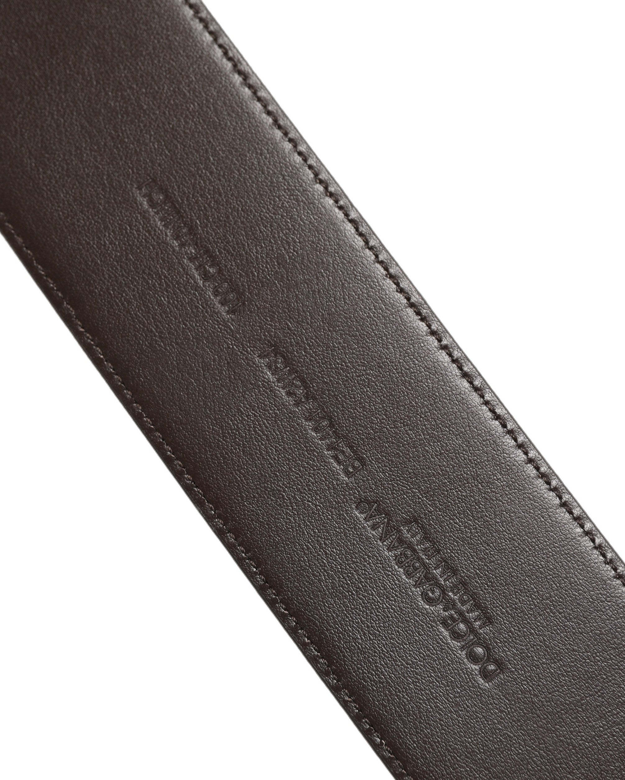 Dolce & Gabbana Brown Python Leather Belt