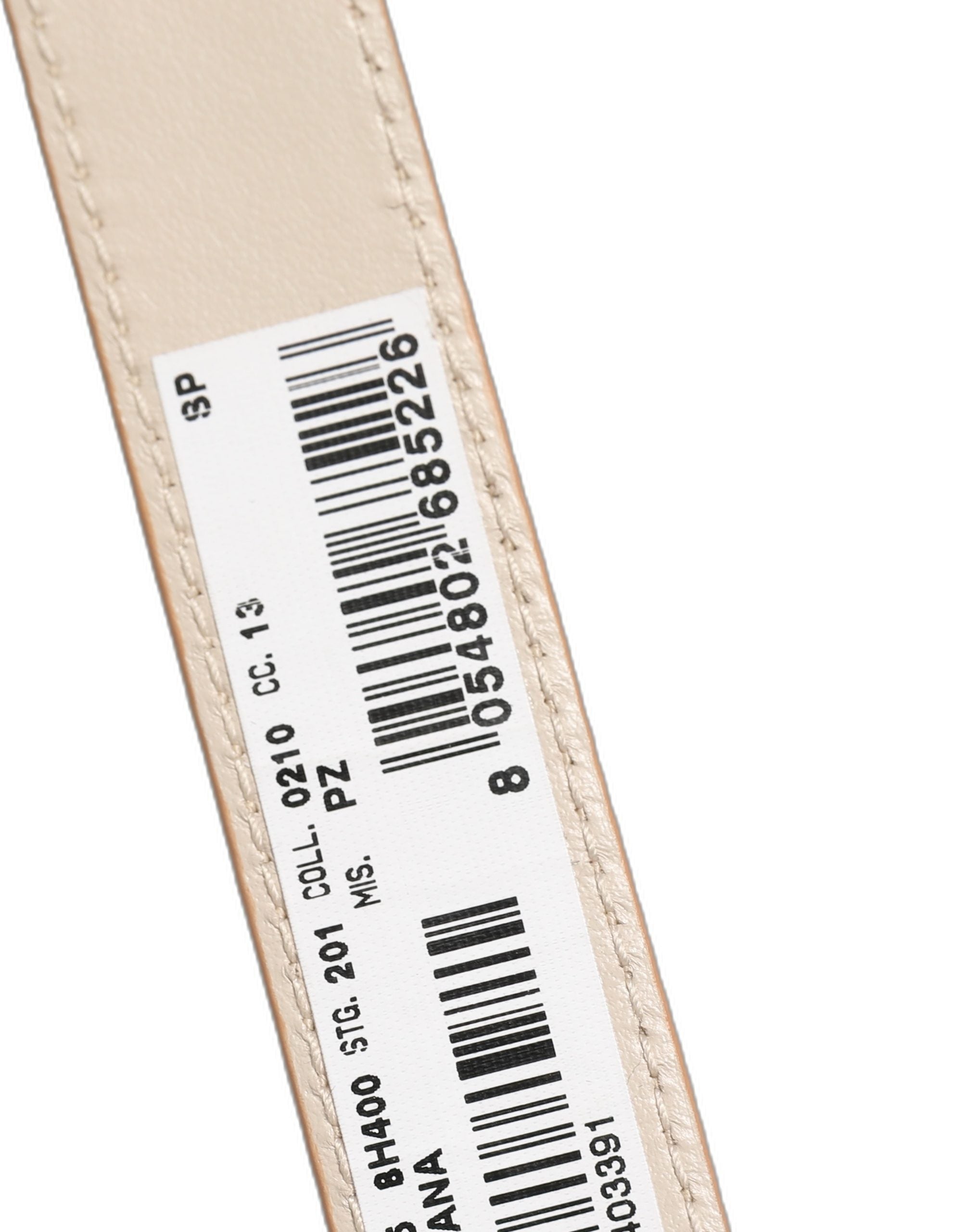 Dolce & Gabbana Beige Calf Leather Bracelet