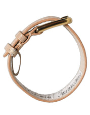 Dolce & Gabbana Beige Calf Leather Bracelet