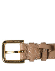 Dolce & Gabbana Brown Calf Leather Bracelet
