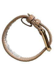 Dolce & Gabbana Brown Calf Leather Bracelet