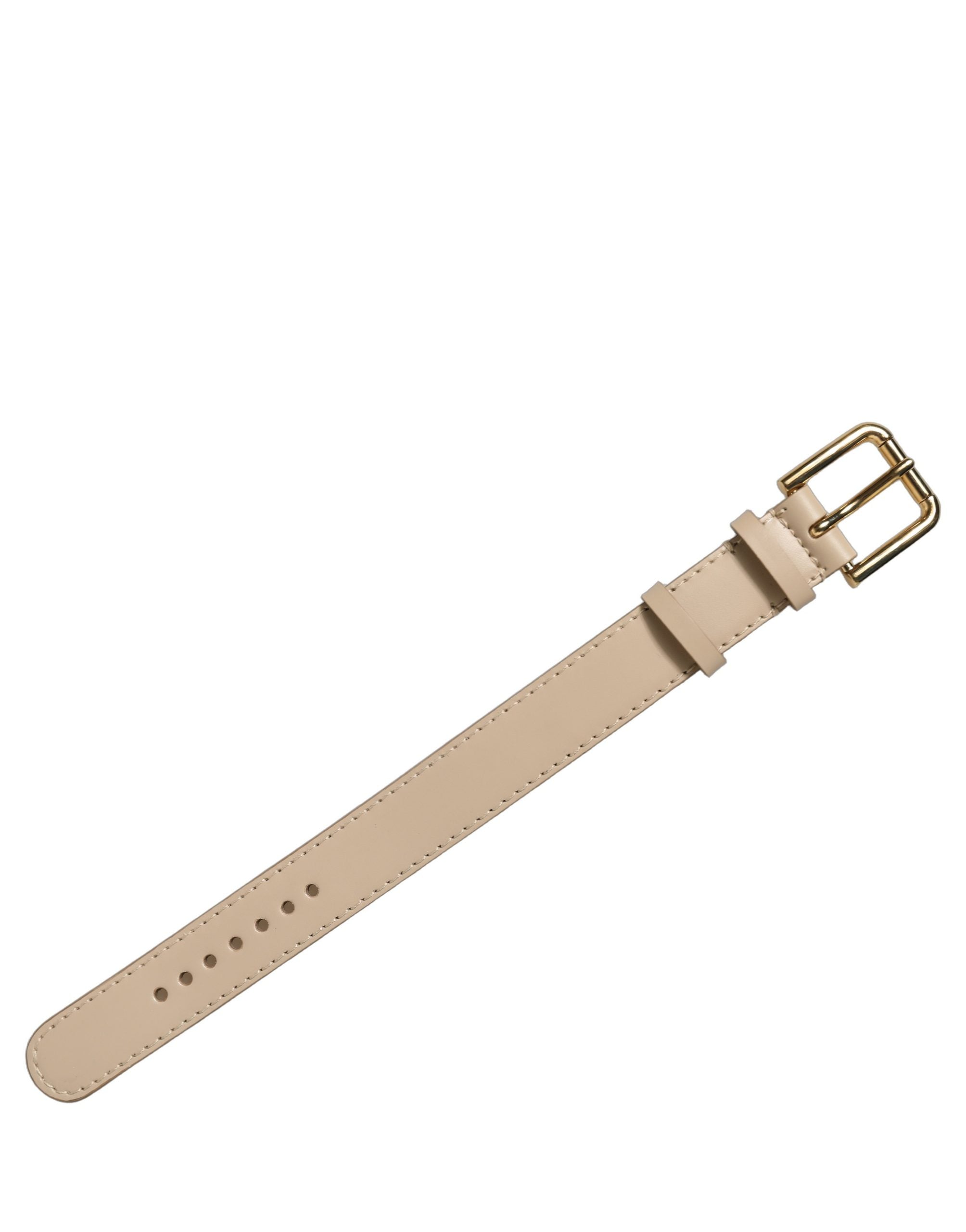 Dolce & Gabbana Beige Calfskin Leather Bracelets