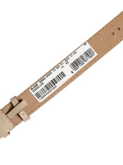 Dolce & Gabbana Beige Calfskin Leather Bracelets