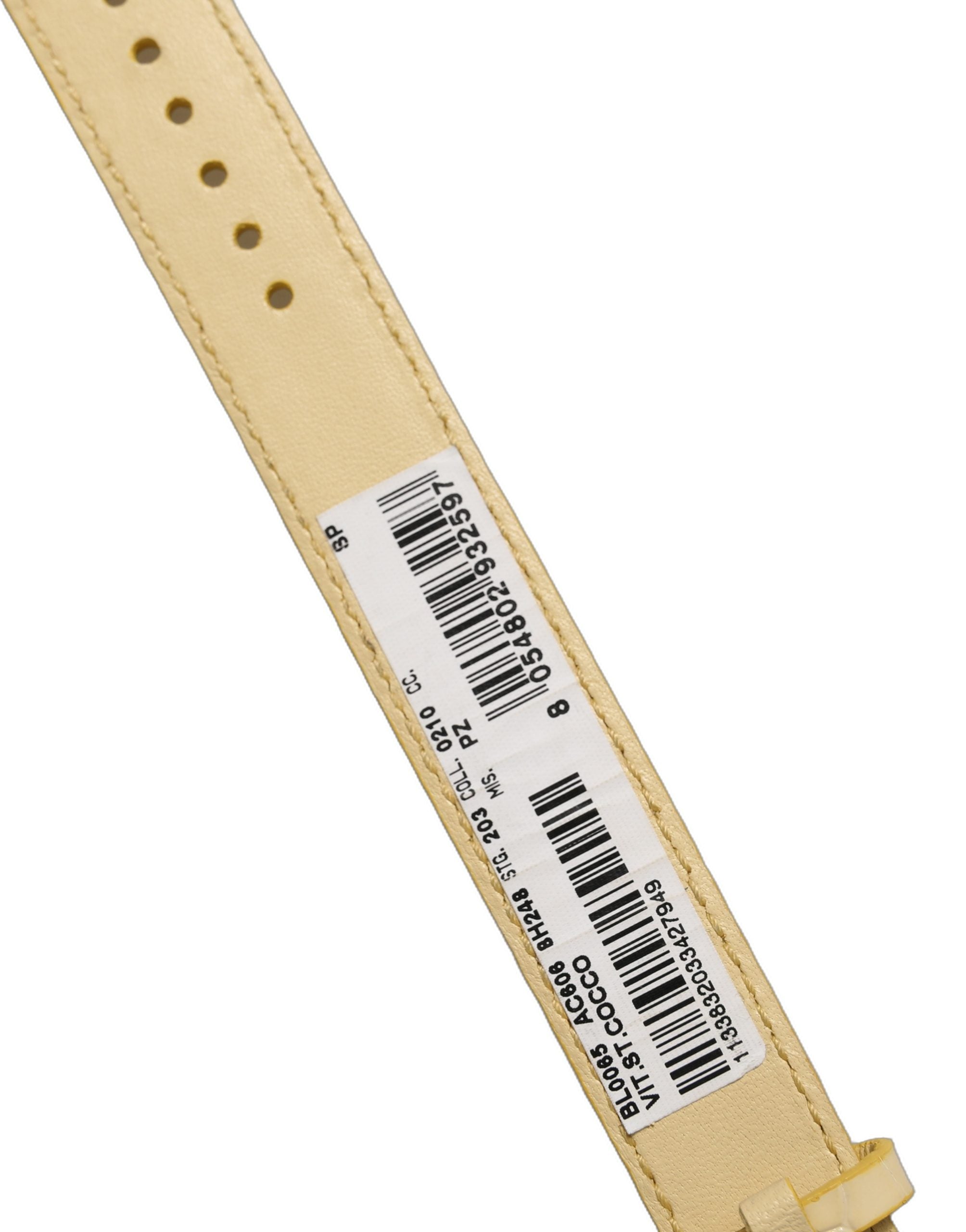 Dolce & Gabbana Beige Calf Leather Bracelet