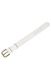 Dolce & Gabbana White Calf Leather Bracelet