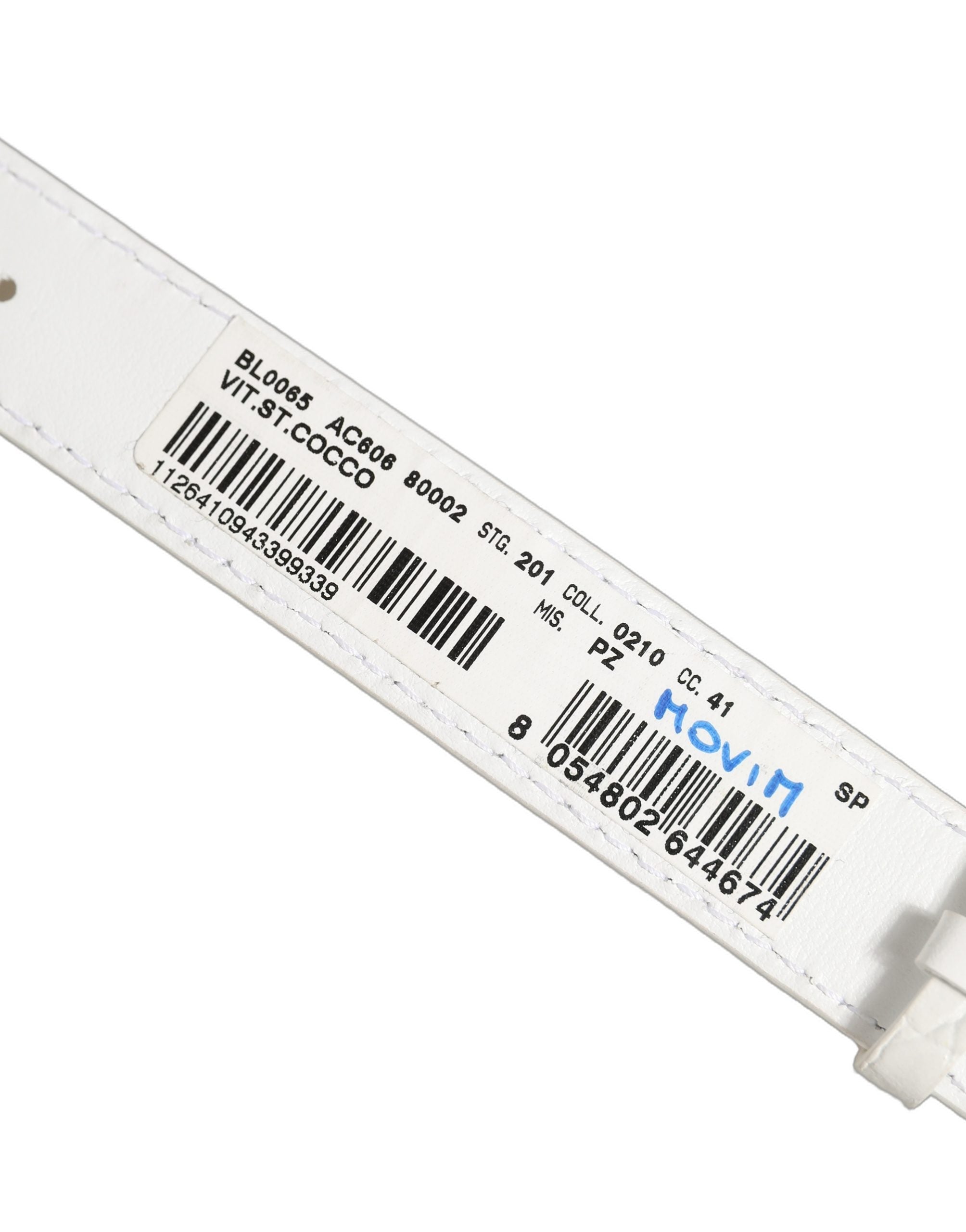 Dolce & Gabbana White Calf Leather Bracelet