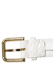 Dolce & Gabbana White Calf Leather Bracelet