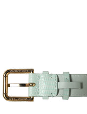 Dolce & Gabbana Pastel Green Calf Leather Bracelet