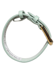 Dolce & Gabbana Pastel Green Calf Leather Bracelet