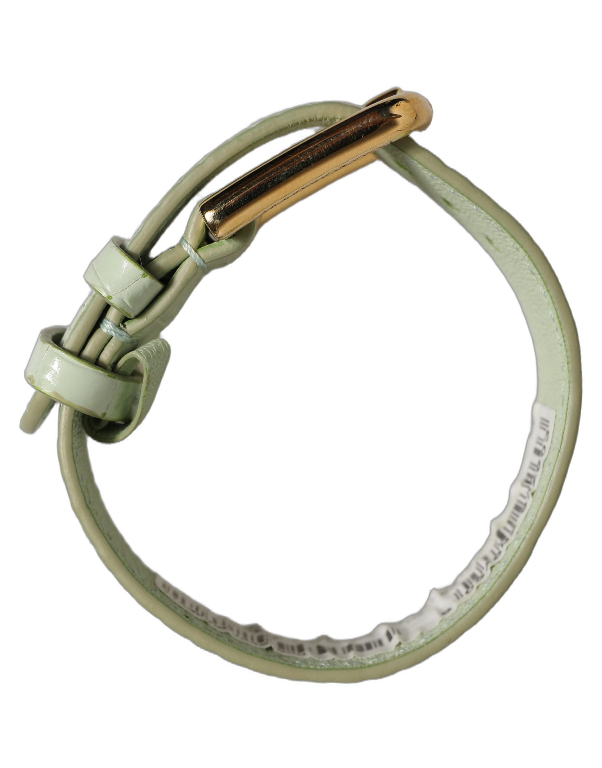Dolce & Gabbana Light Green Calf Leather Bracelet