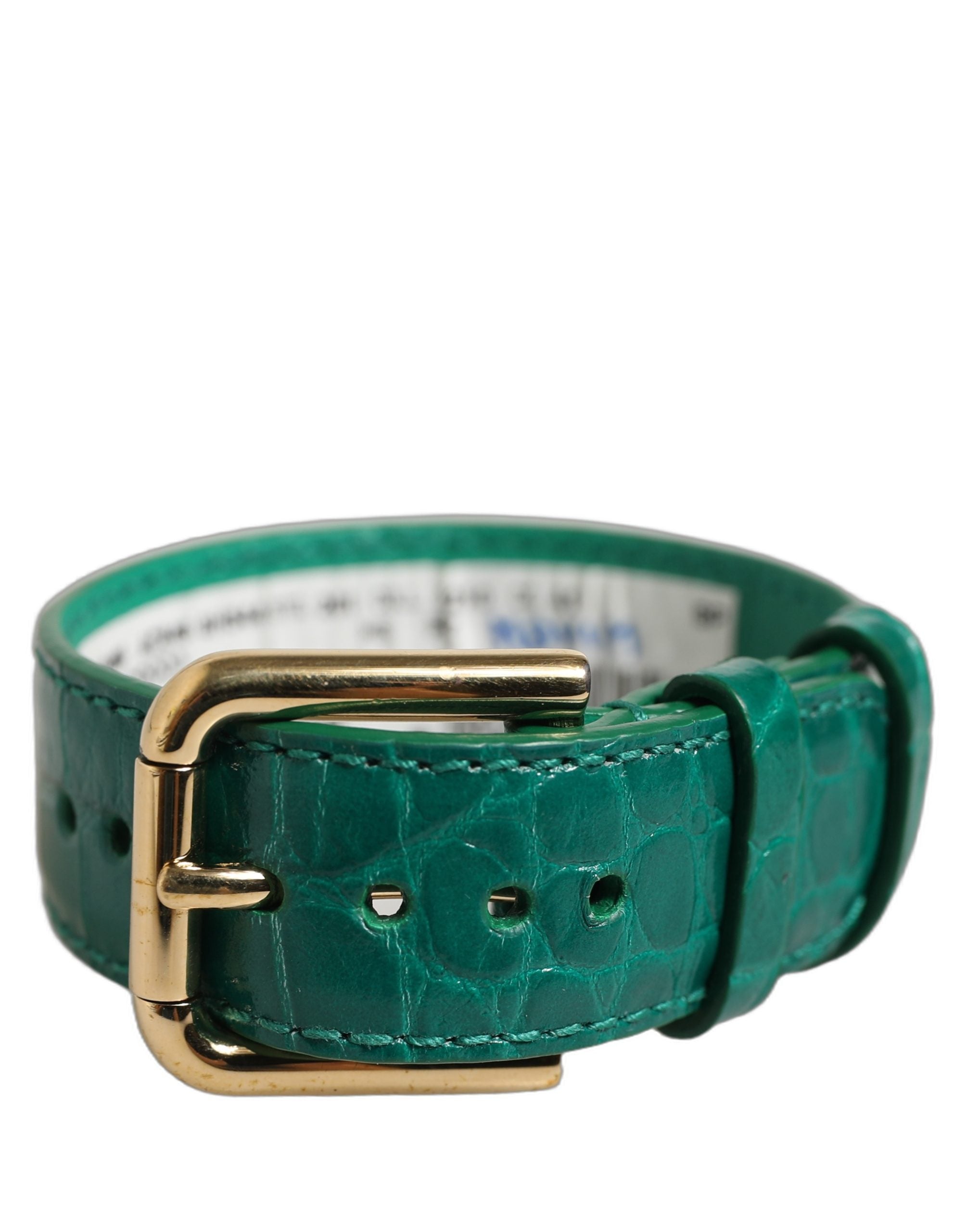 Dolce & Gabbana Dark Green Calf Leather Bracelet