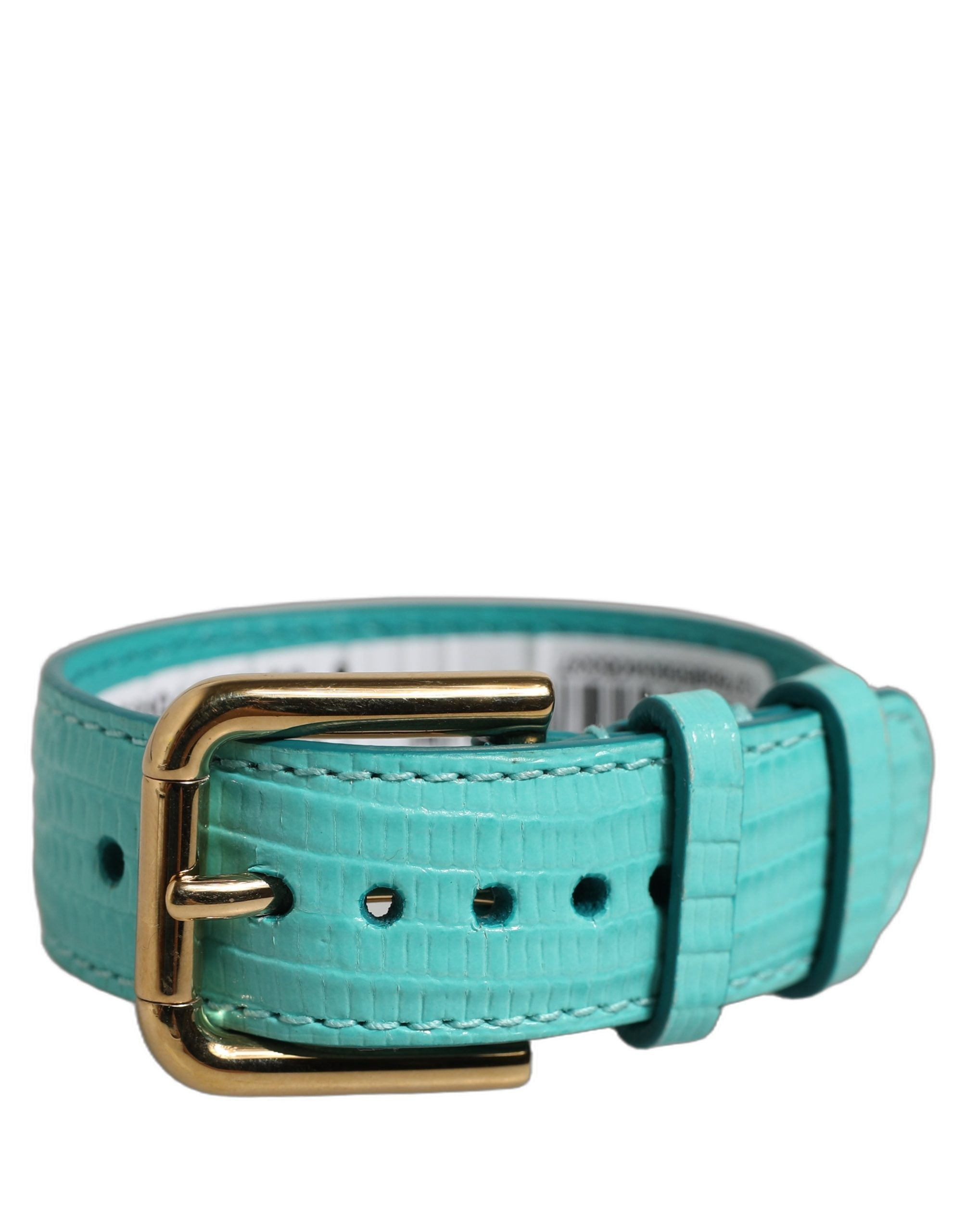Dolce & Gabbana Light Blue Calf Leather Bracelet