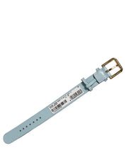 Dolce & Gabbana Blue Embossed Leather Belt Strap Bracelet