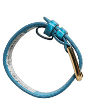 Dolce & Gabbana Blue Calf Leather Bracelet