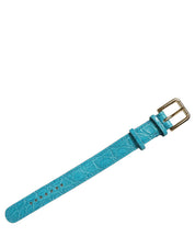 Dolce & Gabbana Turquoise Caiman Leather Bracelet