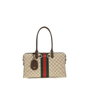 Gucci Beige Fabric Top Handle Bag
