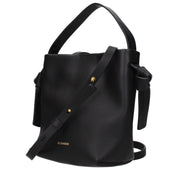Jil Sander Black Leather Handbag