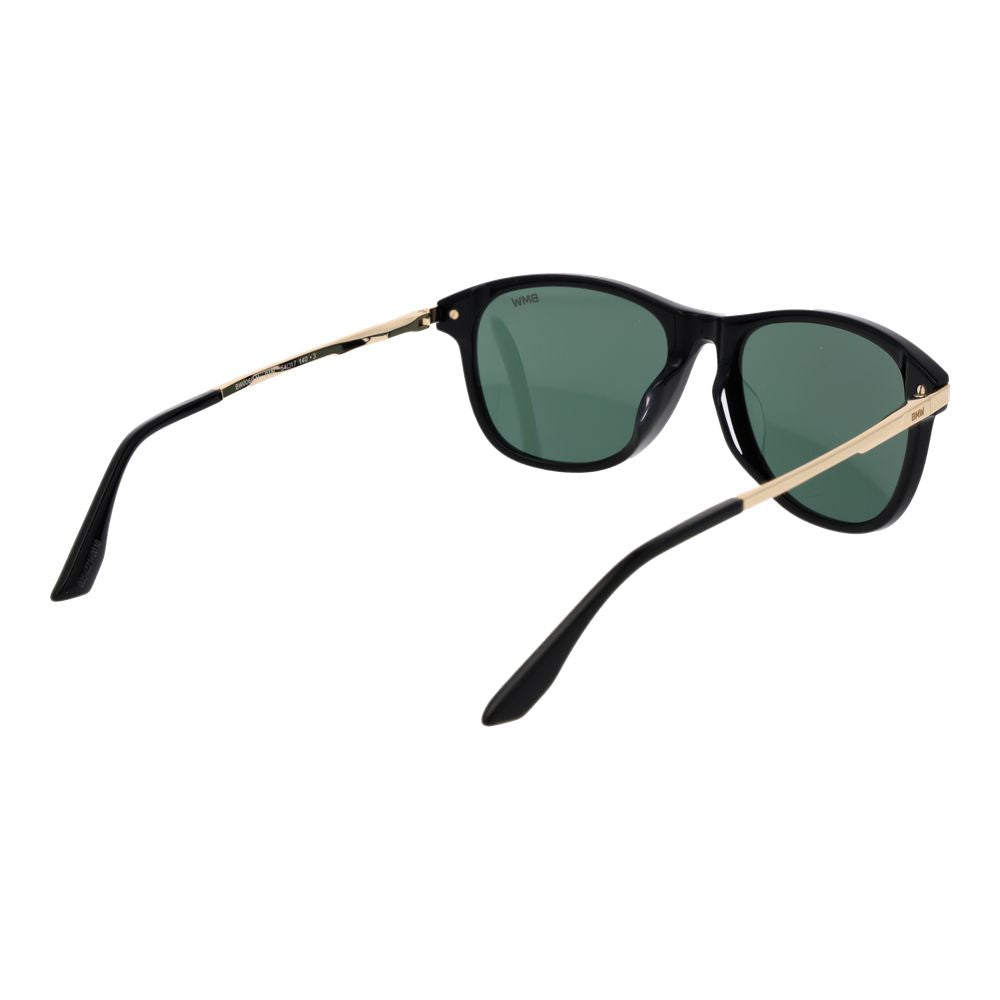 BMW Black Acetate Aviator Sunglasses