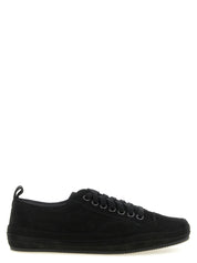 Tom Ford Black Suede Low Top Sneakers