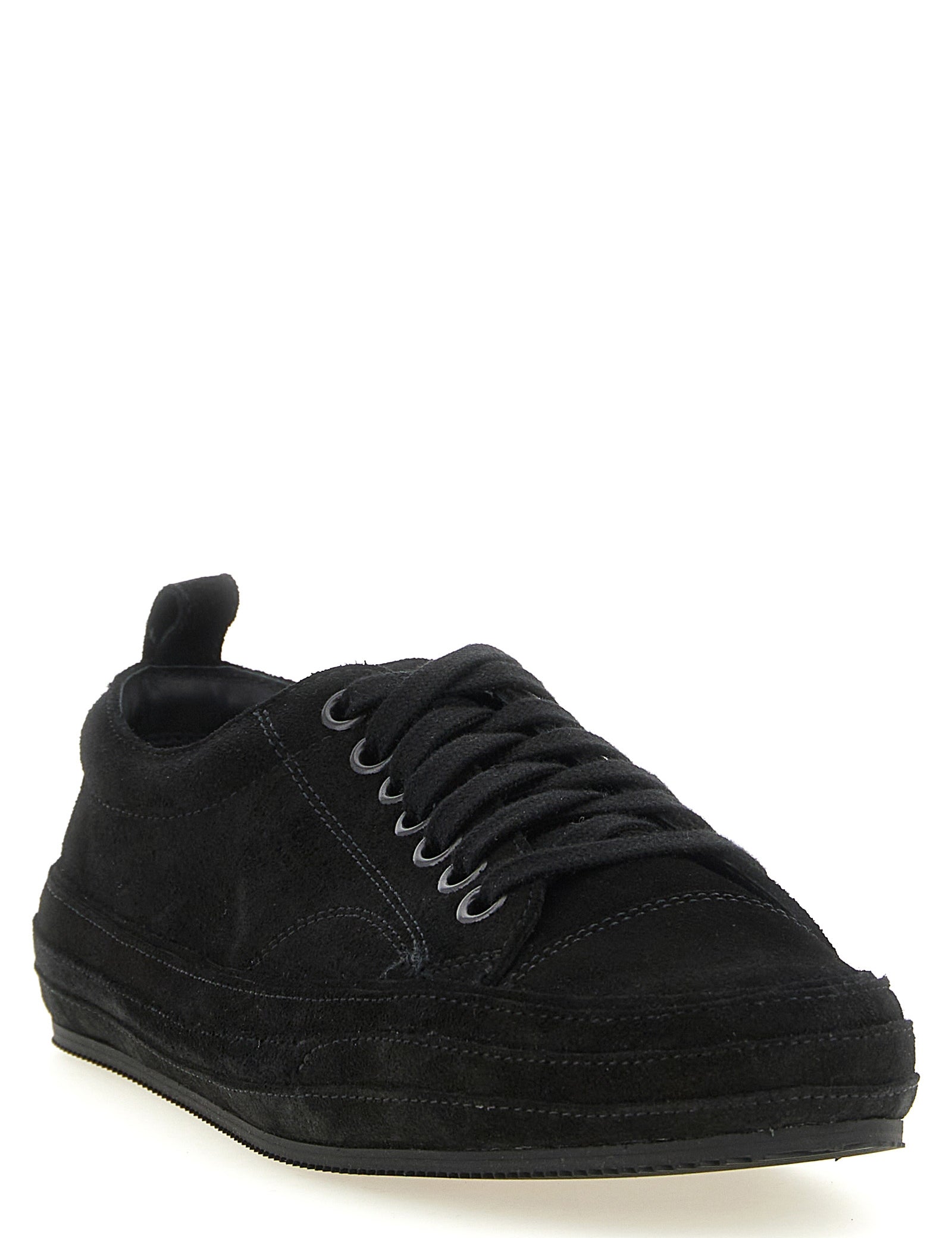 Tom Ford Black Suede Low Top Sneakers