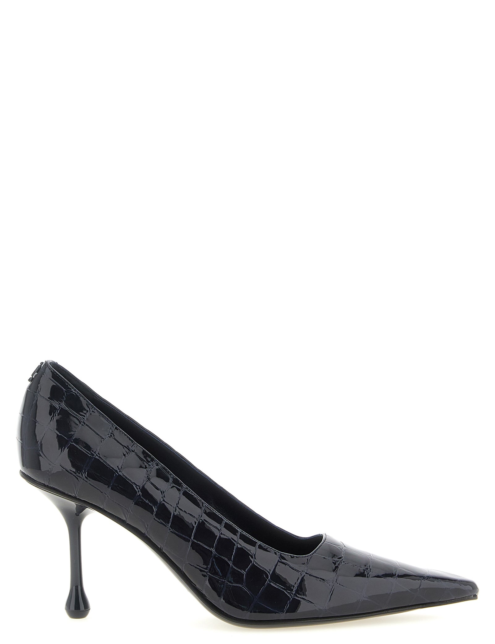 Jimmy Choo Navy Blue Patent Leather High-Heel Pumps