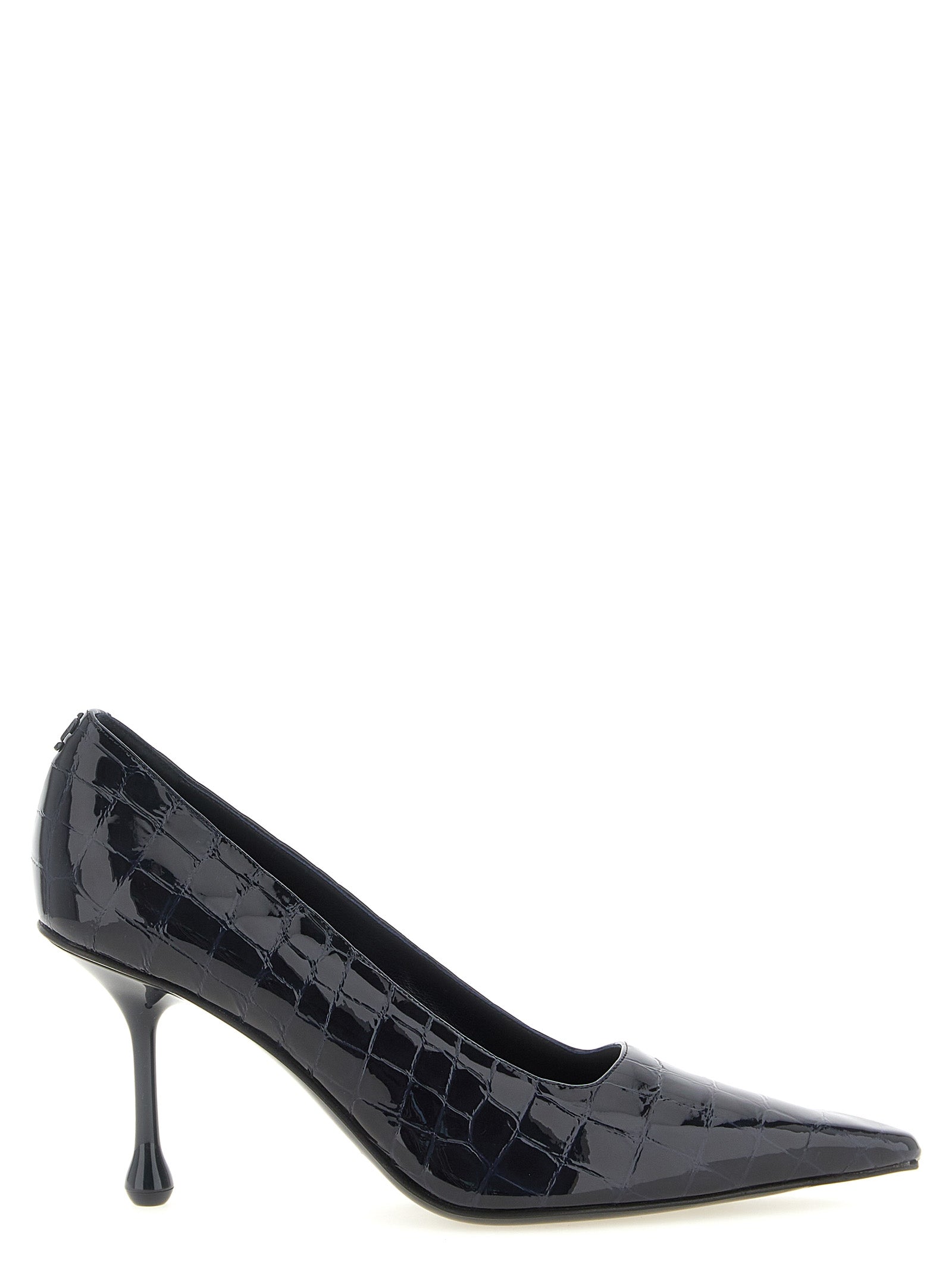 Jimmy Choo Navy Blue Patent Leather High-Heel Pumps