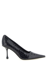 Jimmy Choo Navy Blue Patent Leather High-Heel Pumps
